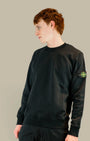 Sweat Stone Island Black - Coton épais Stone Island