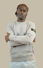 Sweat Stone Island Gris - Col Rond Stone Island