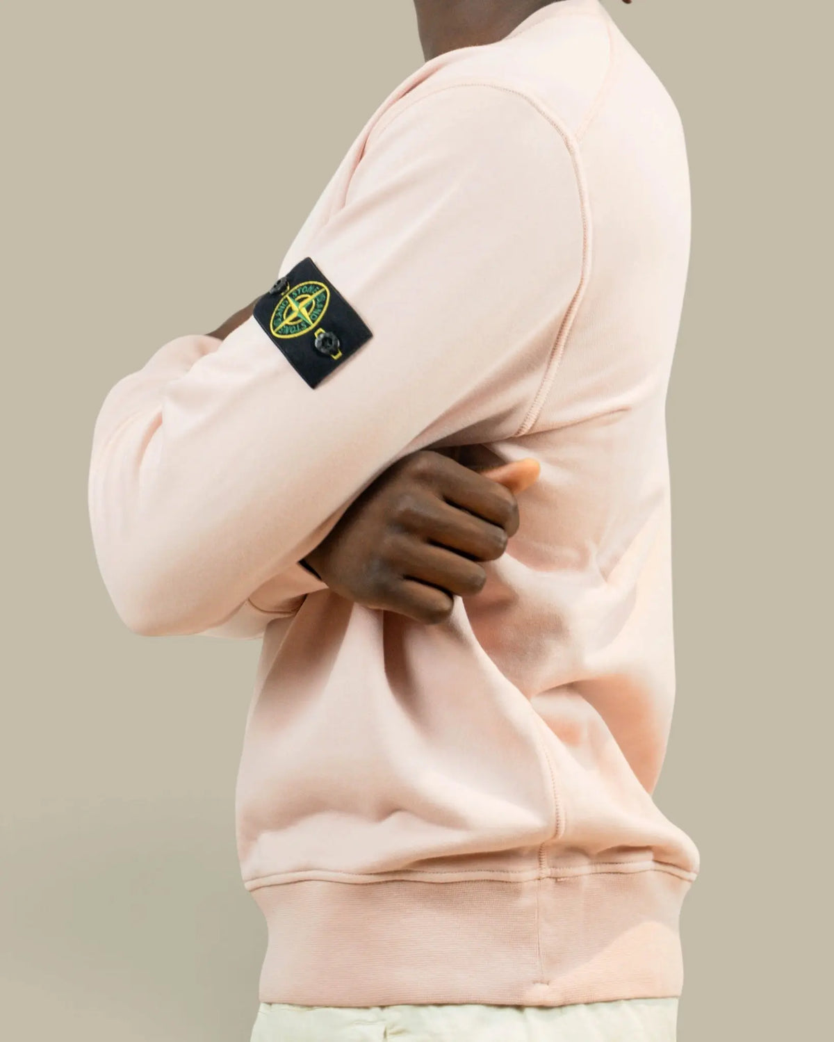 Sweat Stone Island Rose - Col Rond Stone Island