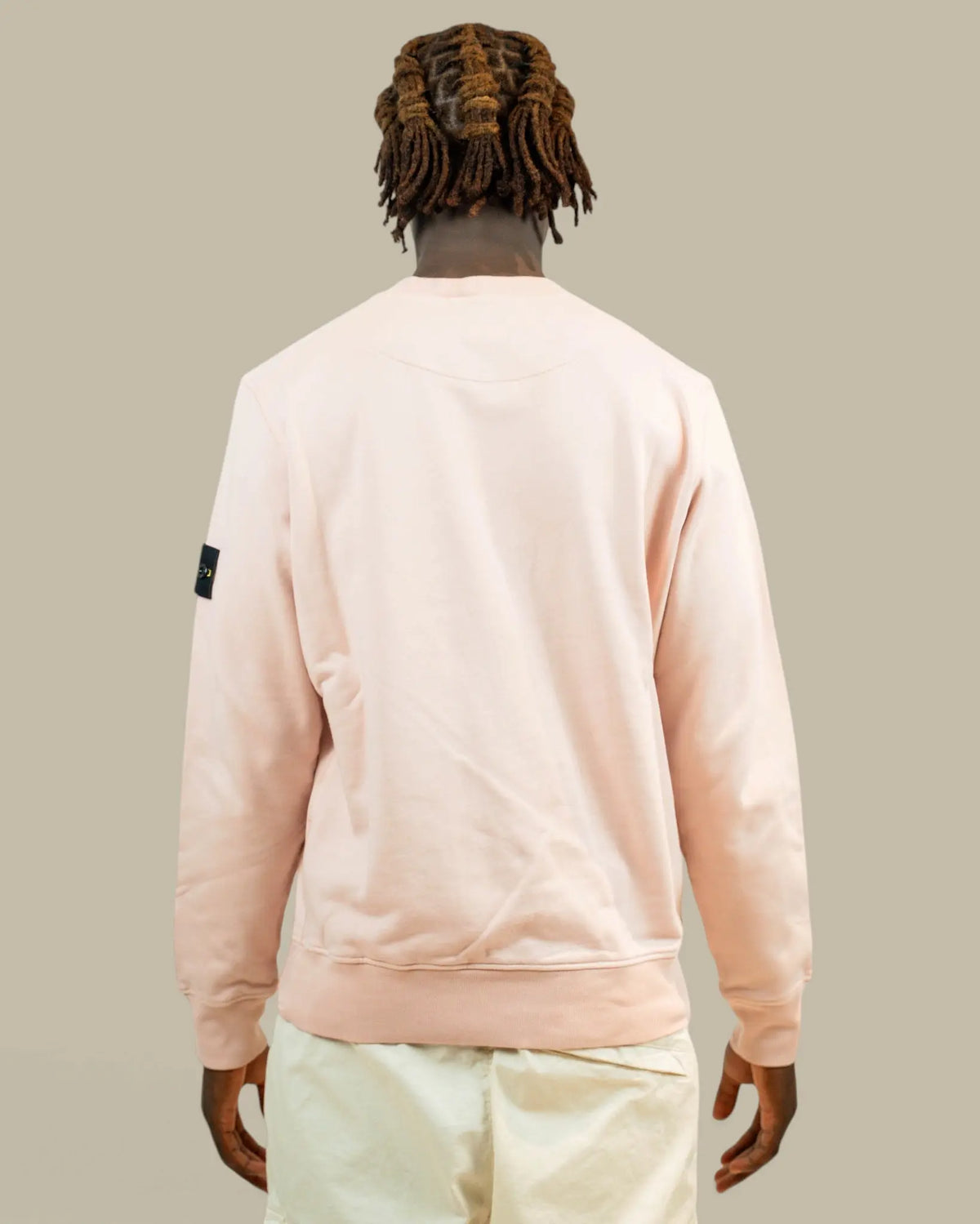 Sweat Stone Island Rose - Col Rond Stone Island