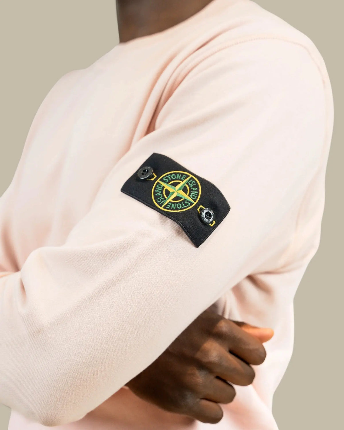 Sweat Stone Island Rose - Col Rond Stone Island