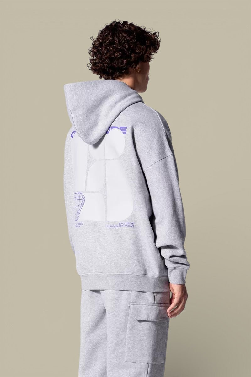 Sweat zippé à capuche Gertrude Gris - Titouan - sweat