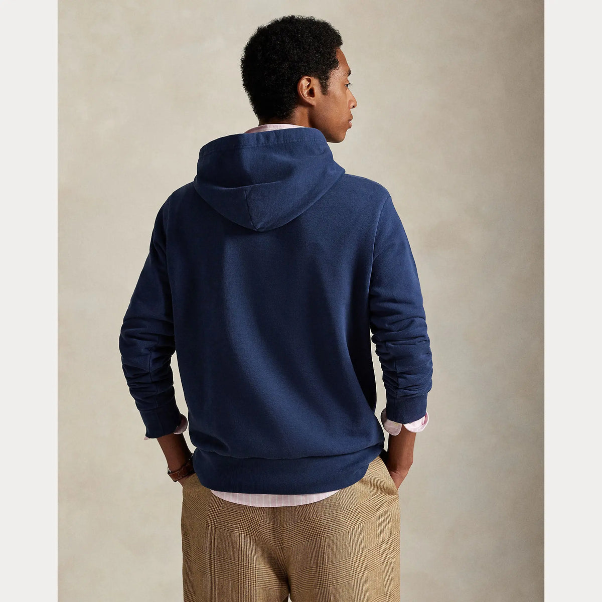 Sweat Capuche Ralph Lauren Bleu - LOOPBACK SWEAT À CAPUCHE EN POLAIRE Ralph Lauren