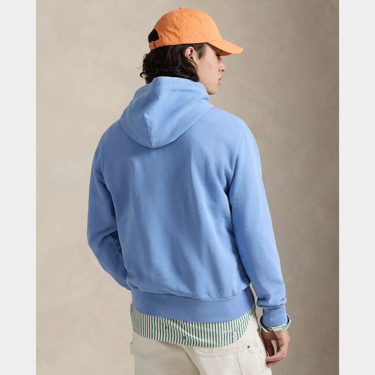 Sweat Capuche Ralph Lauren Bleu - LOOPBACK SWEAT À CAPUCHE EN POLAIRE Ralph Lauren