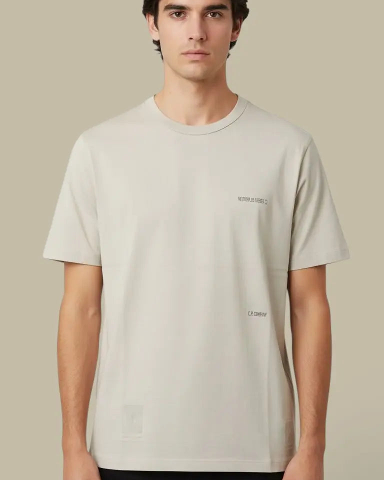 T-Shirt C.P. Company Beige - Metropolis Series C.P. Company Metropolis