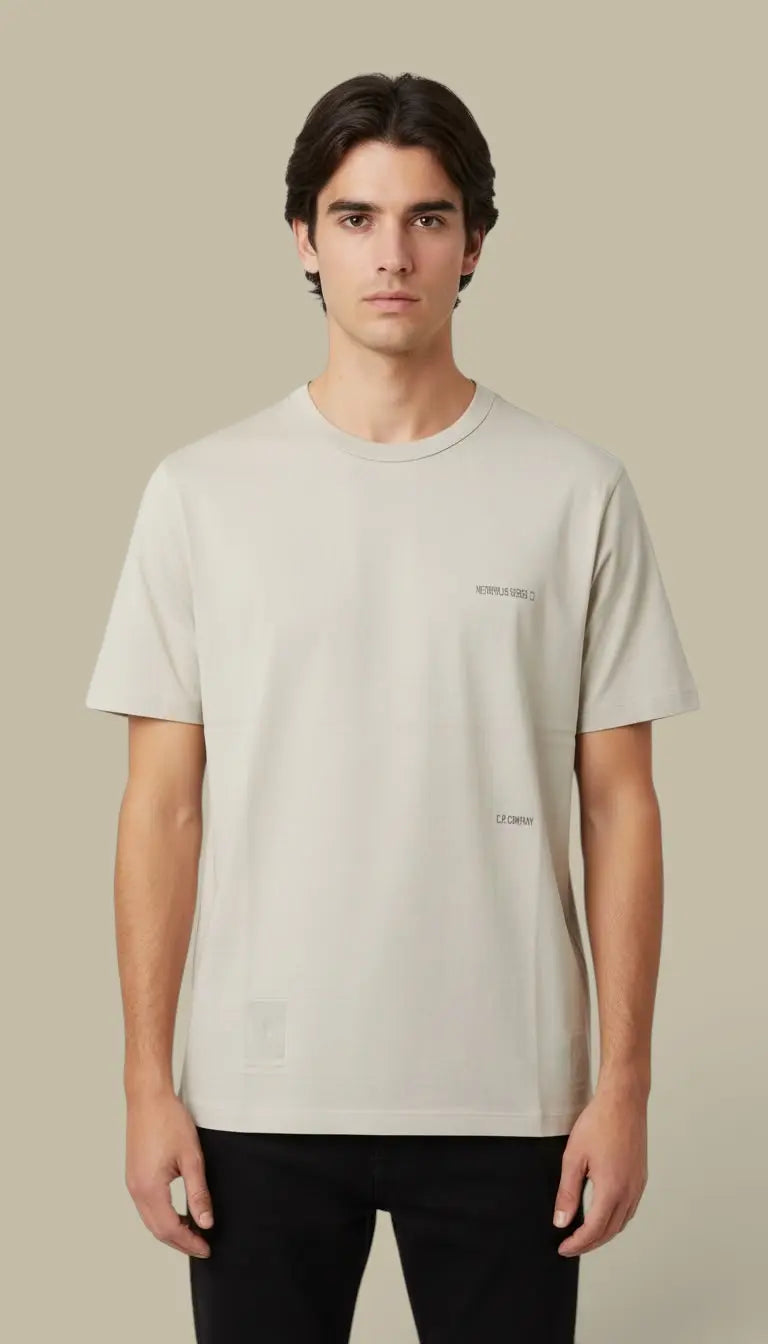 T-Shirt C.P. Company Beige - Metropolis Series C.P. Company Metropolis