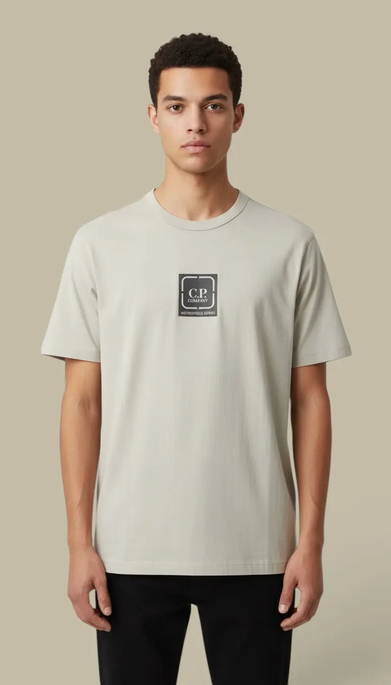 T-Shirt C.P. Company Beige - Metropolis Series C.P. Company Metropolis
