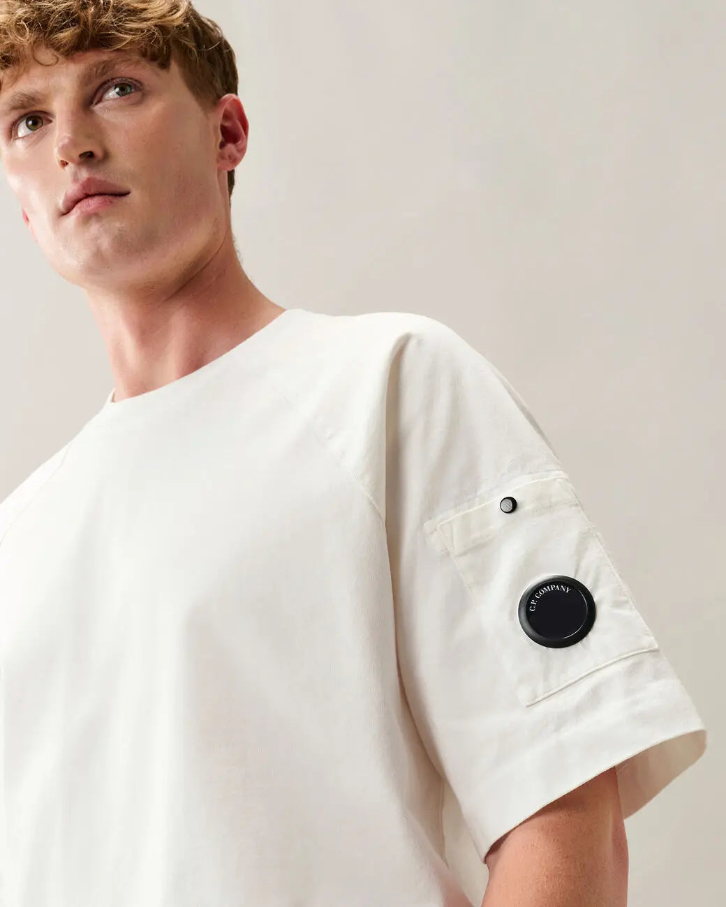 T-Shirt C.P. Company Blanc - Lens C.P. Company