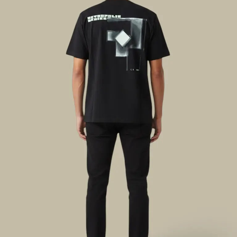 T-Shirt C.P. Company Noir - Metropolis Series C.P. Company Metropolis