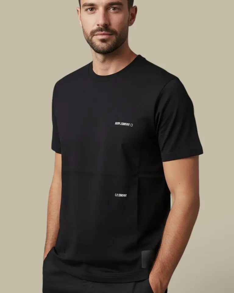 T-Shirt C.P. Company Noir - Metropolis Series C.P. Company Metropolis
