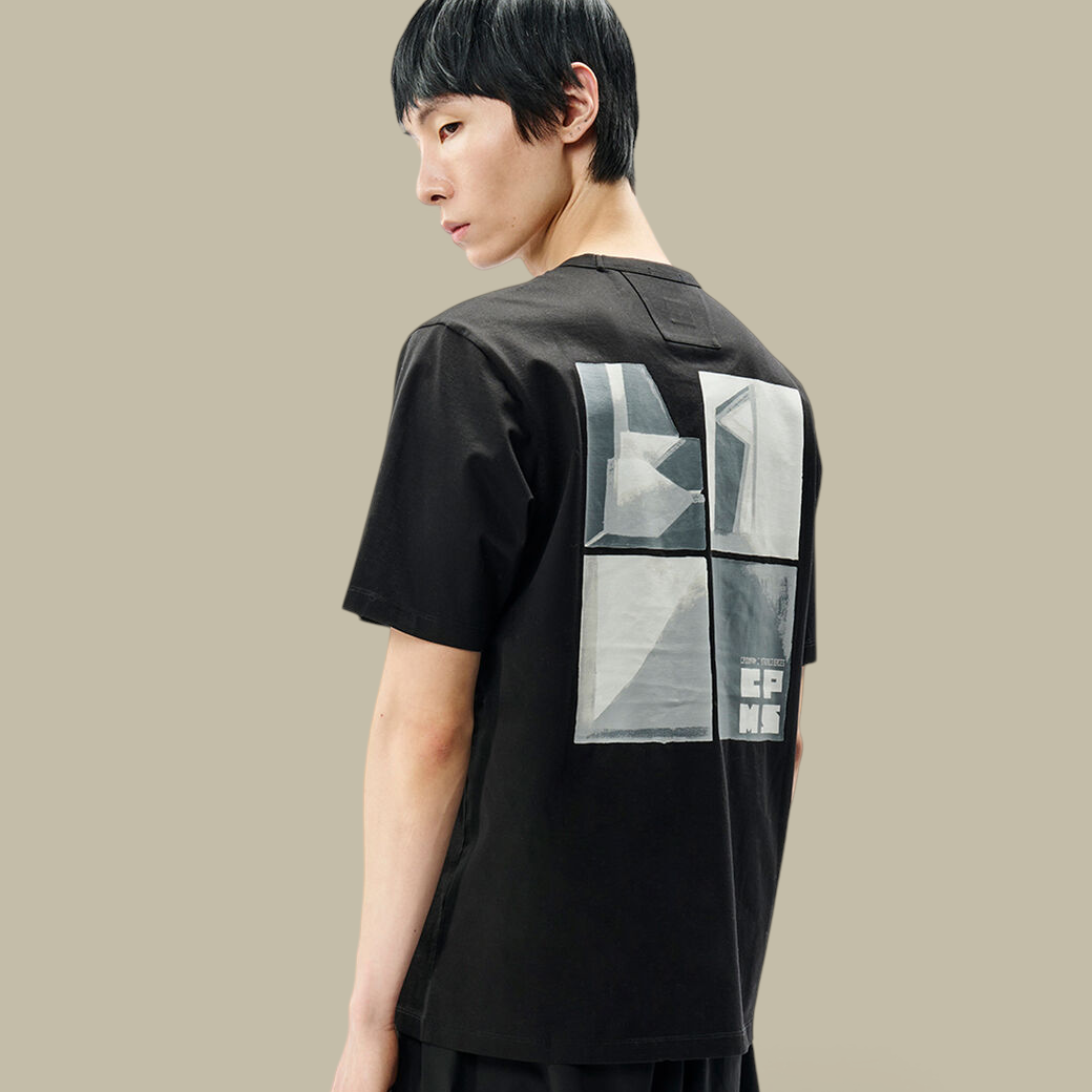 T-Shirt C.P. Company Noir - Metropolis Series