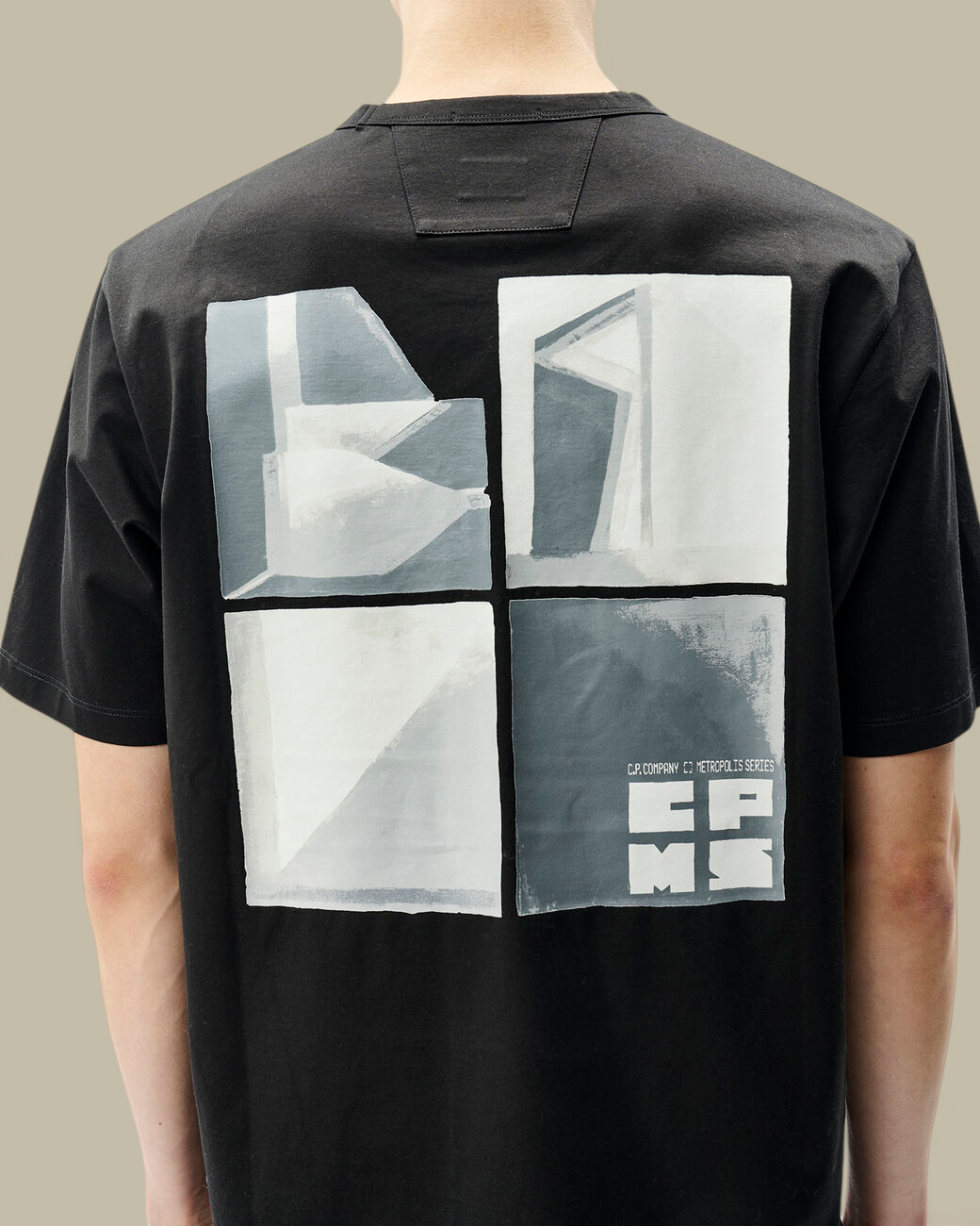T-Shirt C.P. Company Noir - Metropolis Series