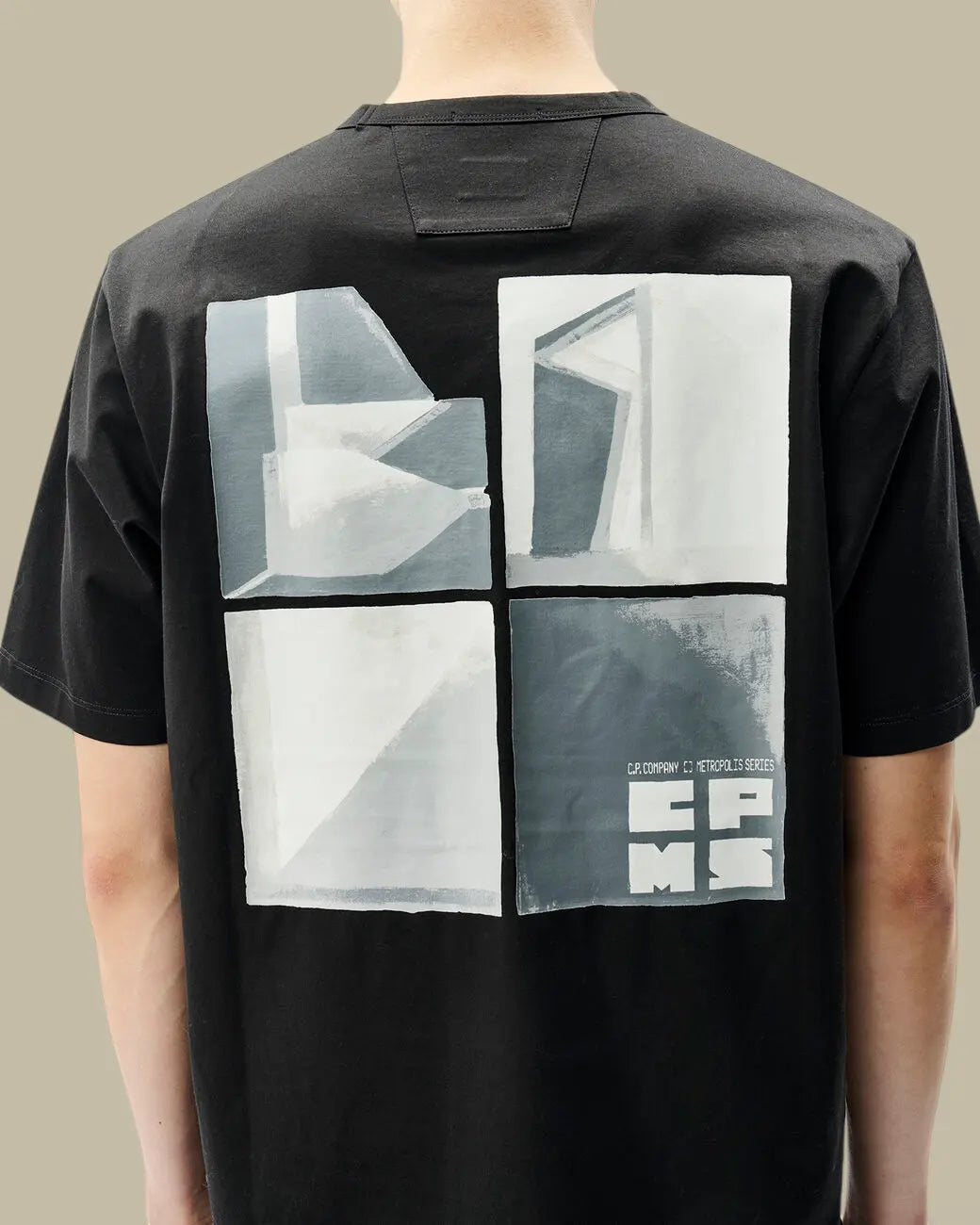 T-Shirt C.P. Company Noir - Metropolis Series C.P. Company Metropolis