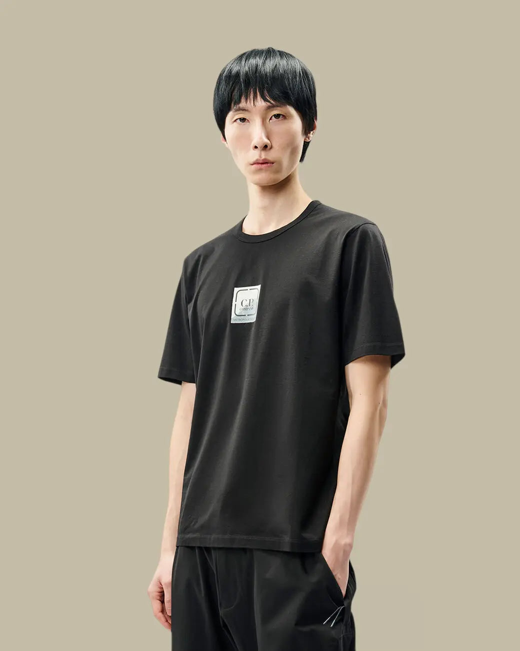T-Shirt C.P. Company Noir - Metropolis Series C.P. Company Metropolis