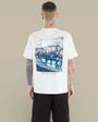 T-shirt C.P. Company Blanc épais - Logo dans le dos - t-shirt
