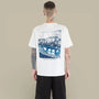 T-shirt C.P. Company Blanc épais - Logo dans le dos - t-shirt