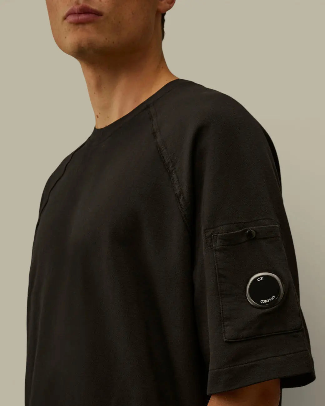 T-shirt C.P. Company Noir - Avec capsule "lens" - t-shirt