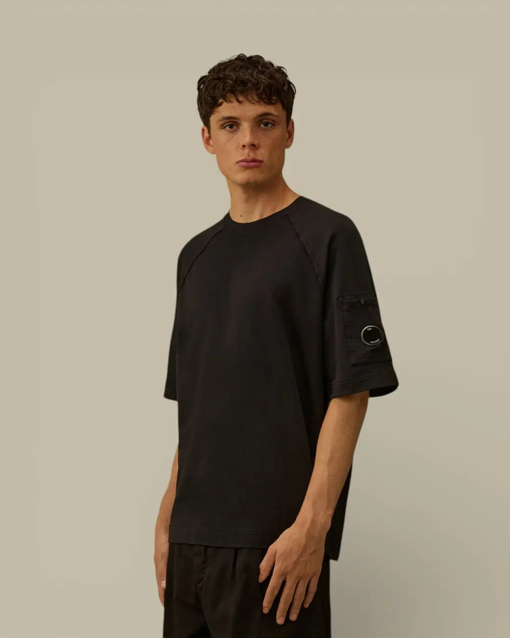 T-shirt C.P. Company Noir - Avec capsule "lens" - t-shirt