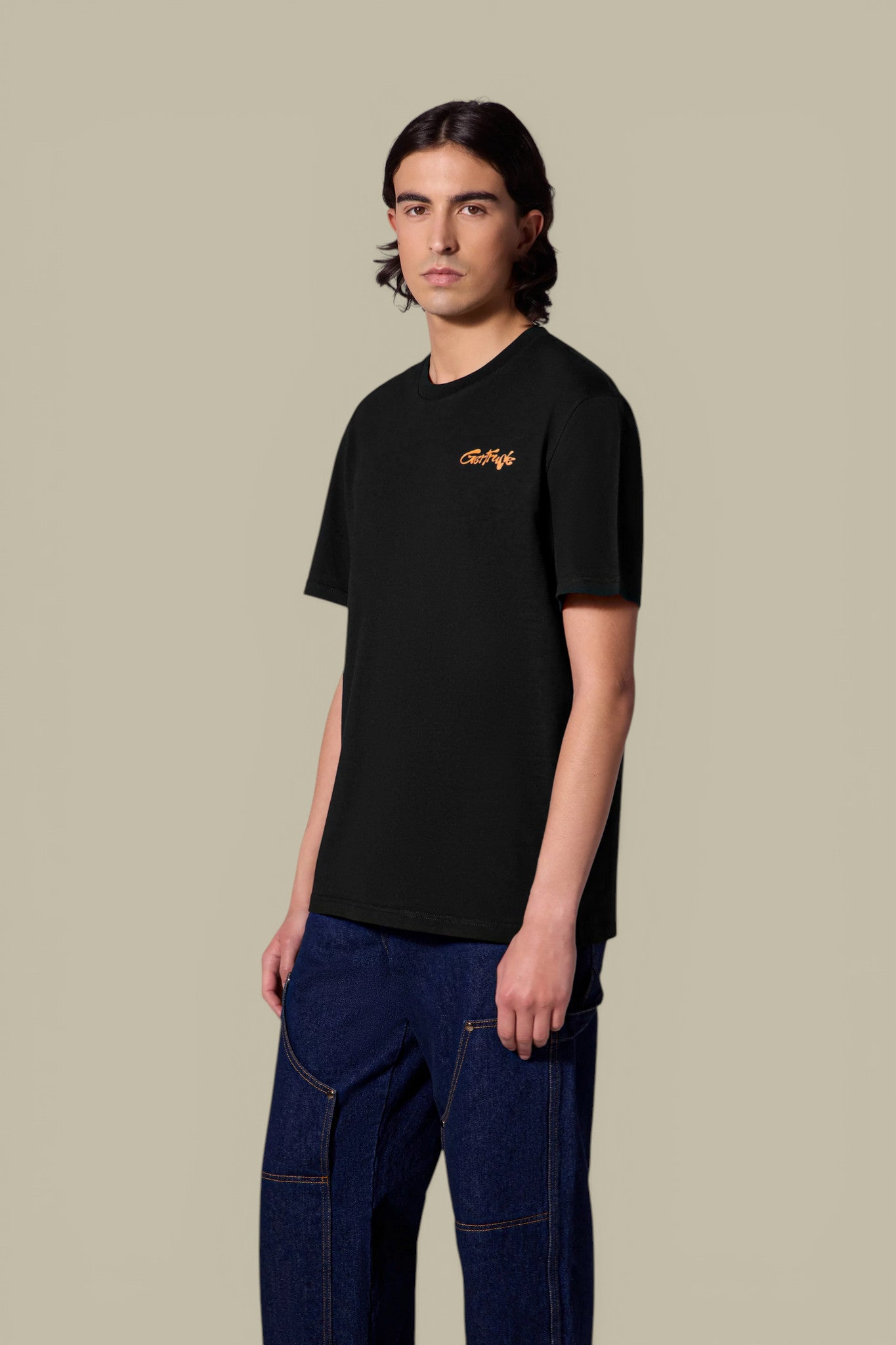 T-Shirt Gertrude Noir - Leonce Daisy Gertrude