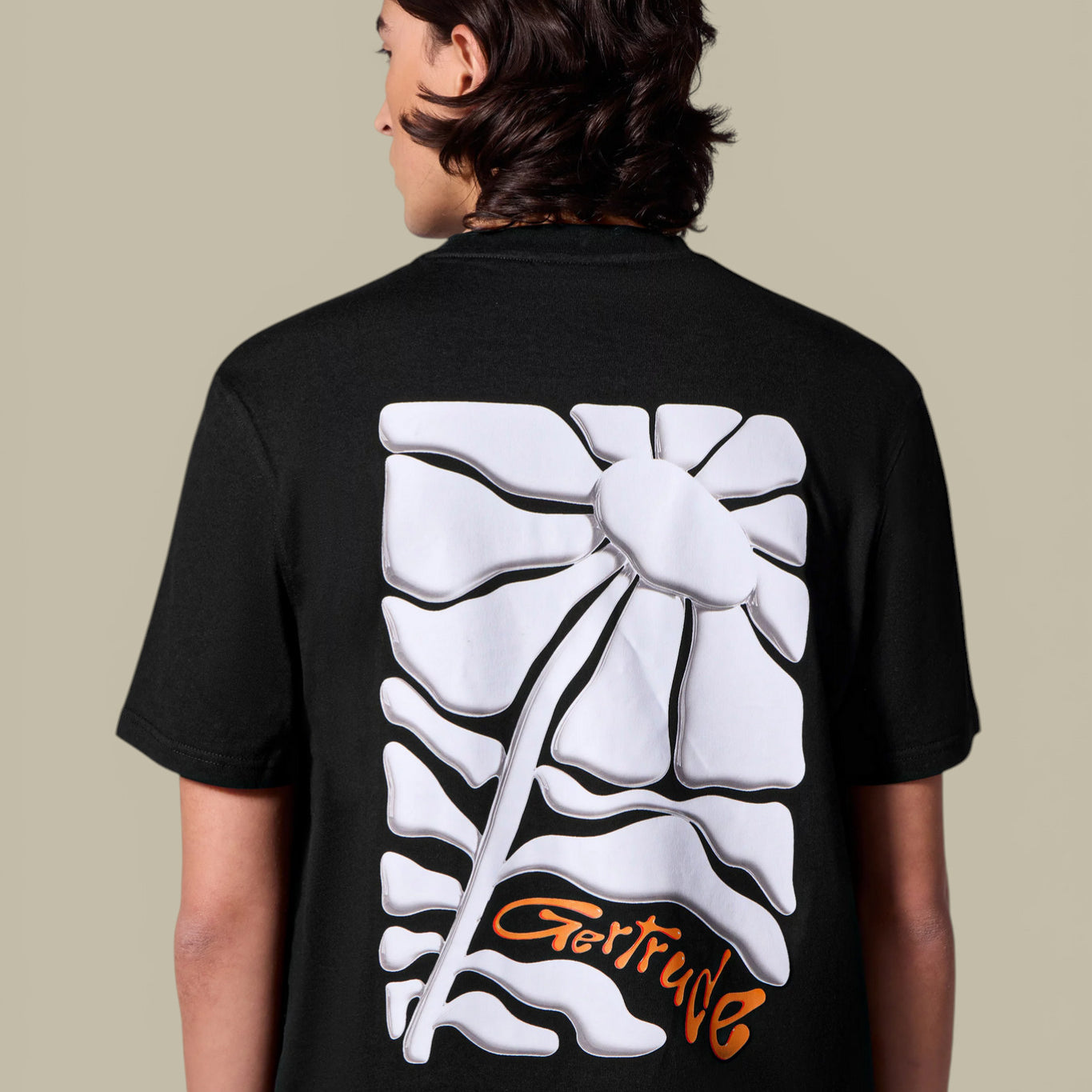 T-Shirt Gertrude Noir - Leonce Daisy Gertrude