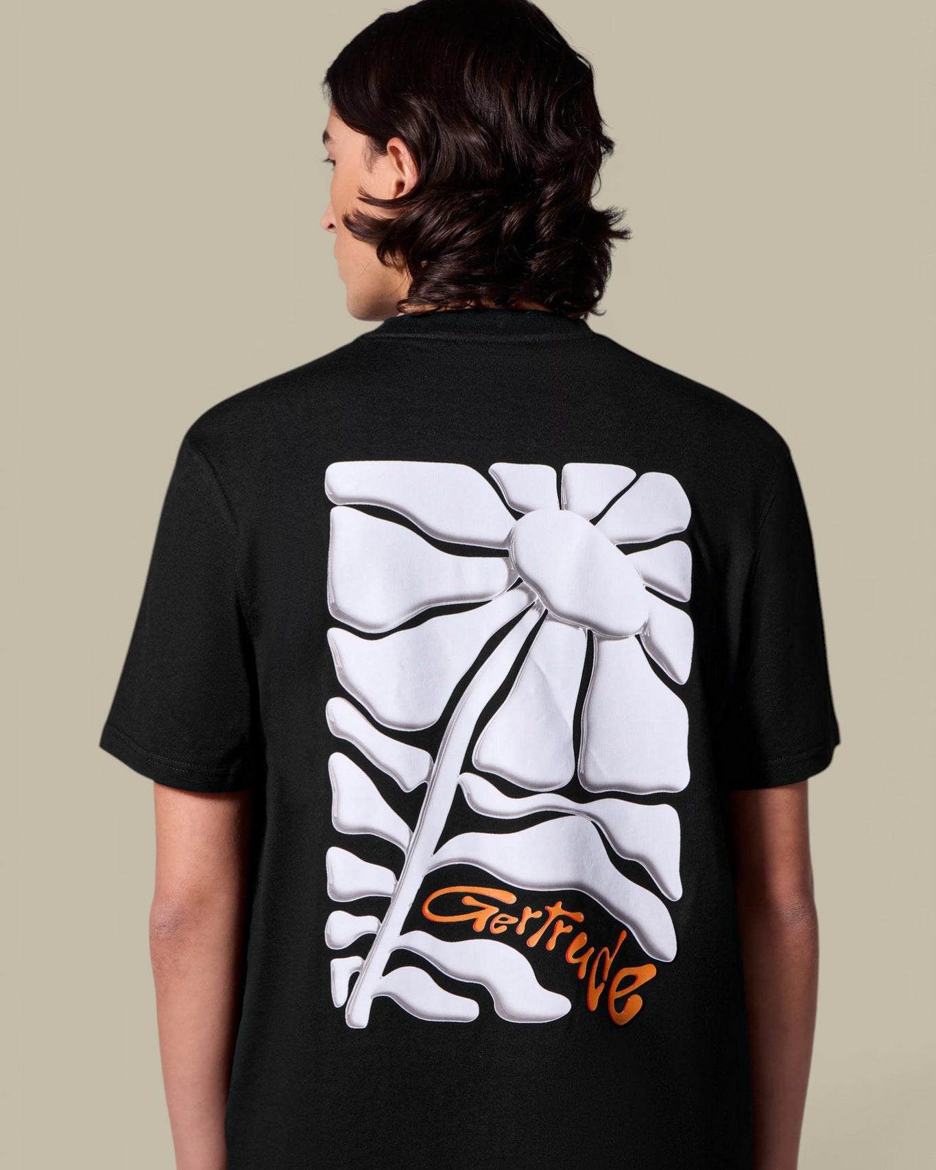 T-Shirt Gertrude Noir - Leonce Daisy Gertrude