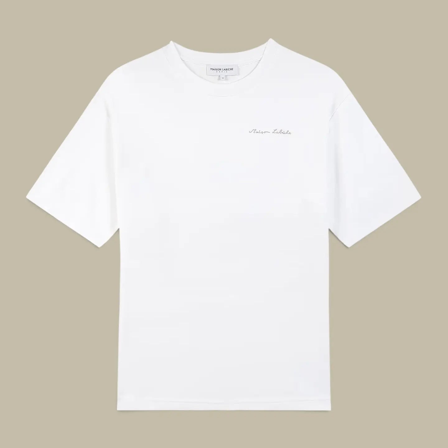 T-shirt Maison Labiche Blanc - Coton Epais Maison Labiche