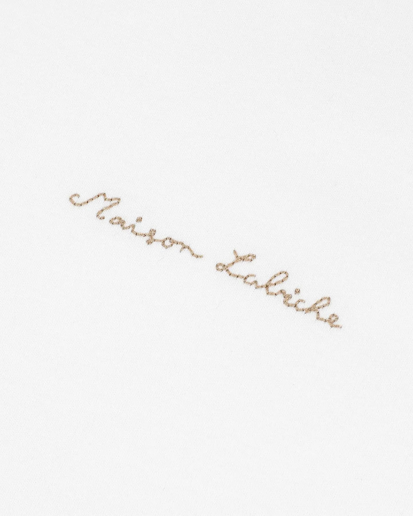 T-shirt Maison Labiche Blanc - Coton Epais Maison Labiche