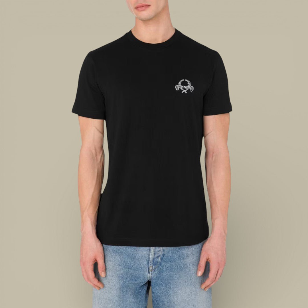 T-Shirt Moschino Noir - Broderie Poitrine - t shirt