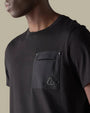 T-shirt Noir A Poche Moose Knuckles Moose Knuckles