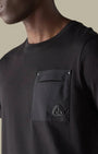 T-shirt Noir A Poche Moose Knuckles Moose Knuckles