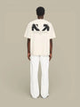 T-Shirt Off - White Beige - Half Arrows - t-shirt