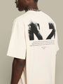 T-Shirt Off - White Beige - Half Arrows - t-shirt