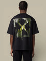 T-Shirt Off - White Black - Dark Slime Arrow - t-shirt