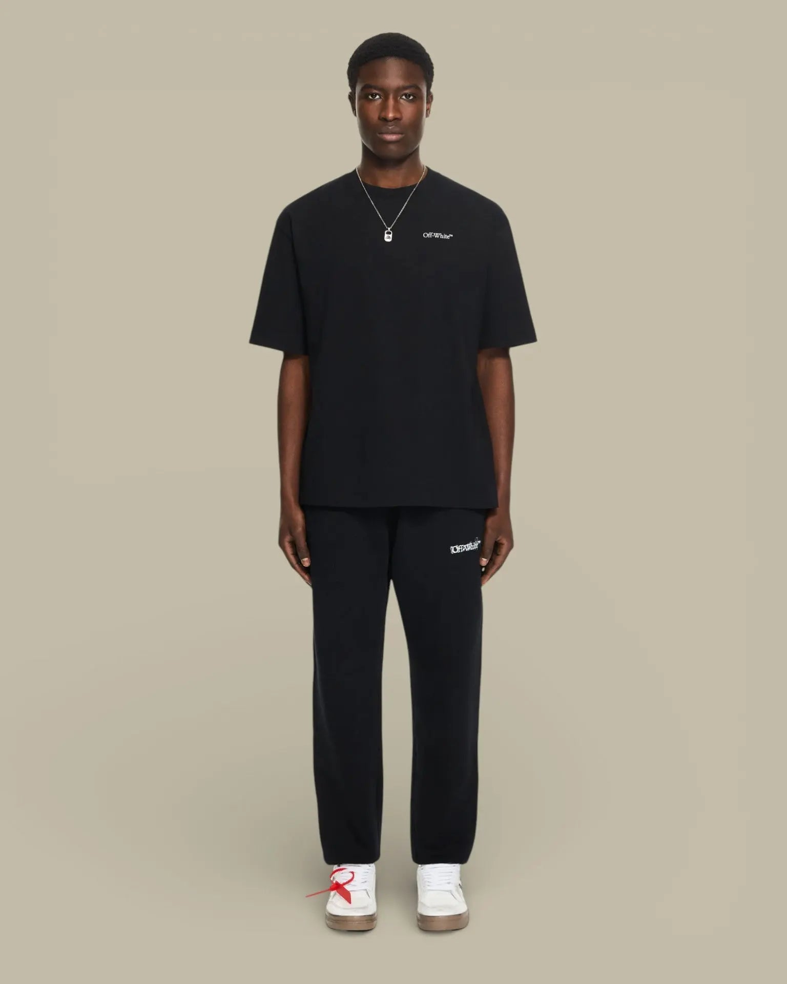 T-Shirt Off - White Black - Half Arrows - t-shirt