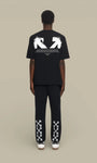 T-Shirt Off - White Black - Half Arrows - t-shirt