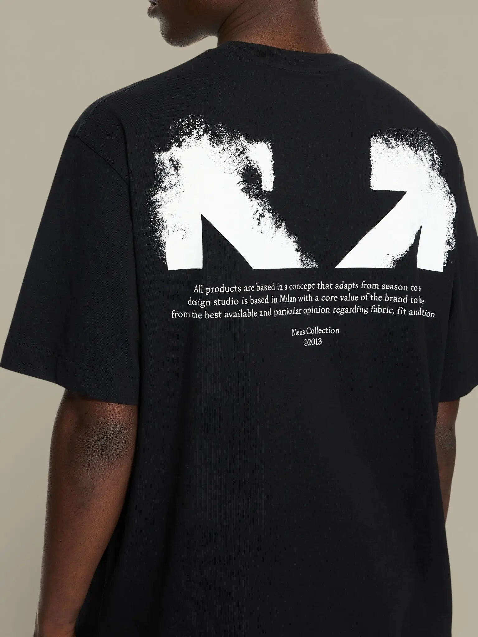 T-Shirt Off - White Black - Half Arrows - t-shirt