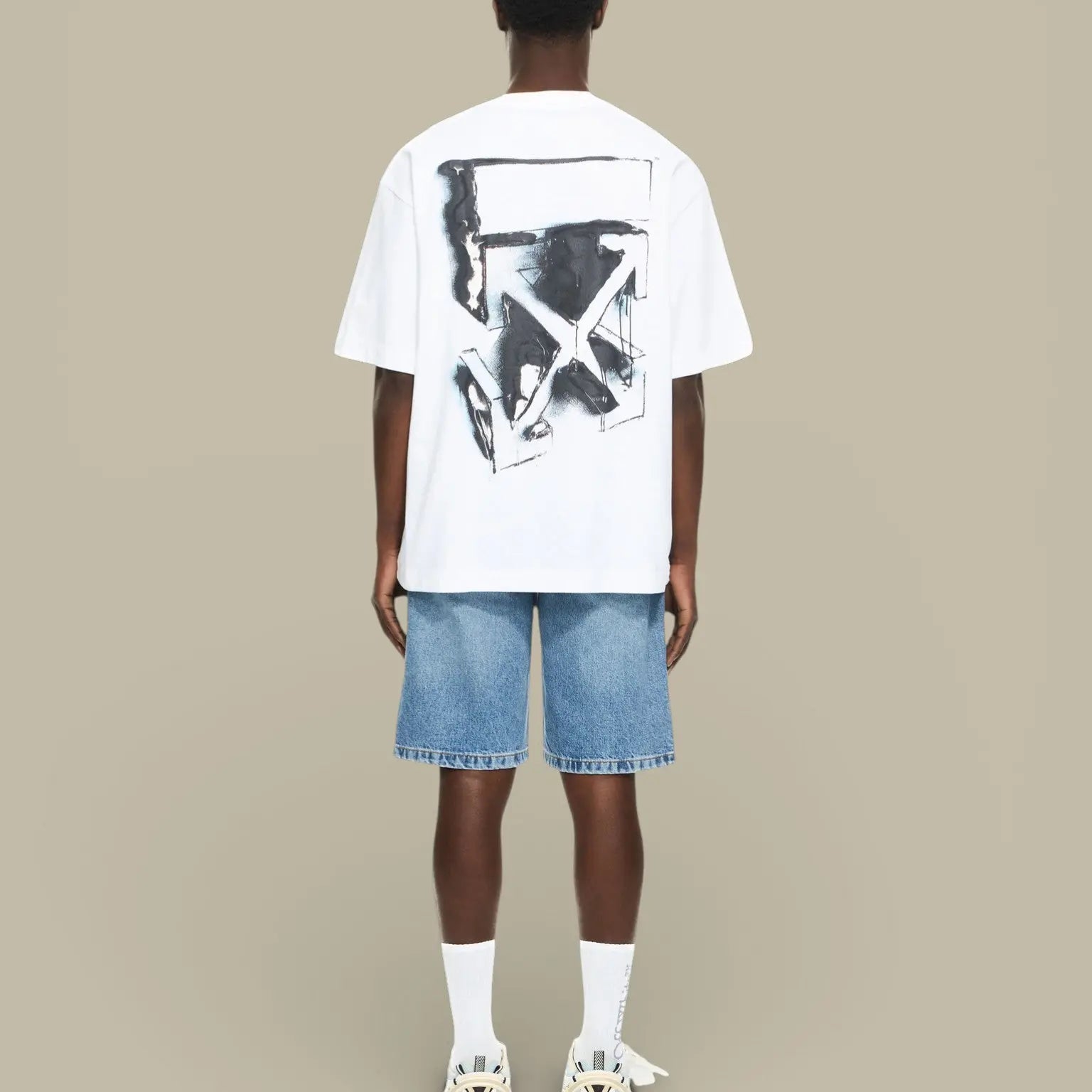 T-Shirt Off - White Blanc - 3D Arrow Spray - t-shirt