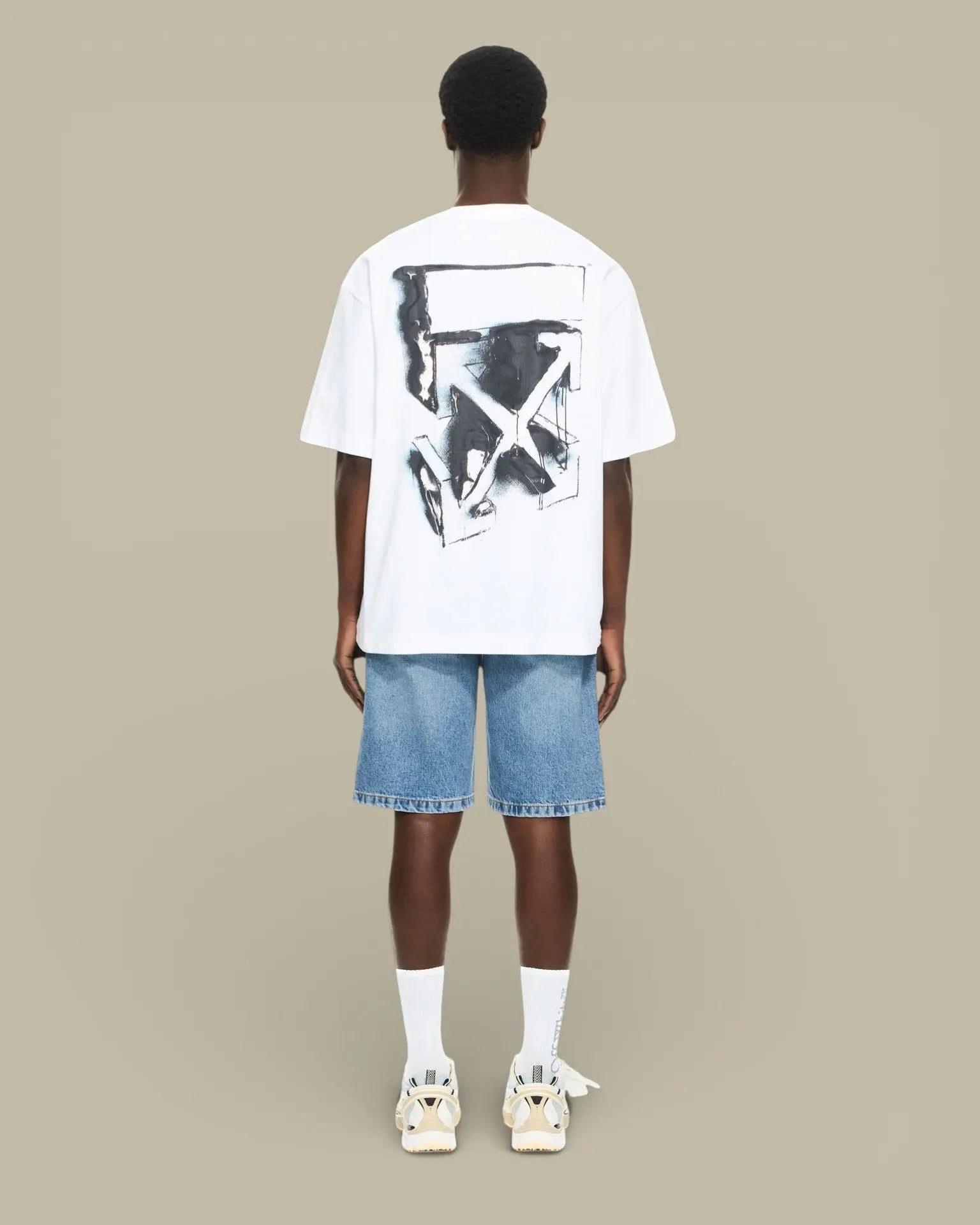 T-Shirt Off - White Blanc - 3D Arrow Spray - t-shirt