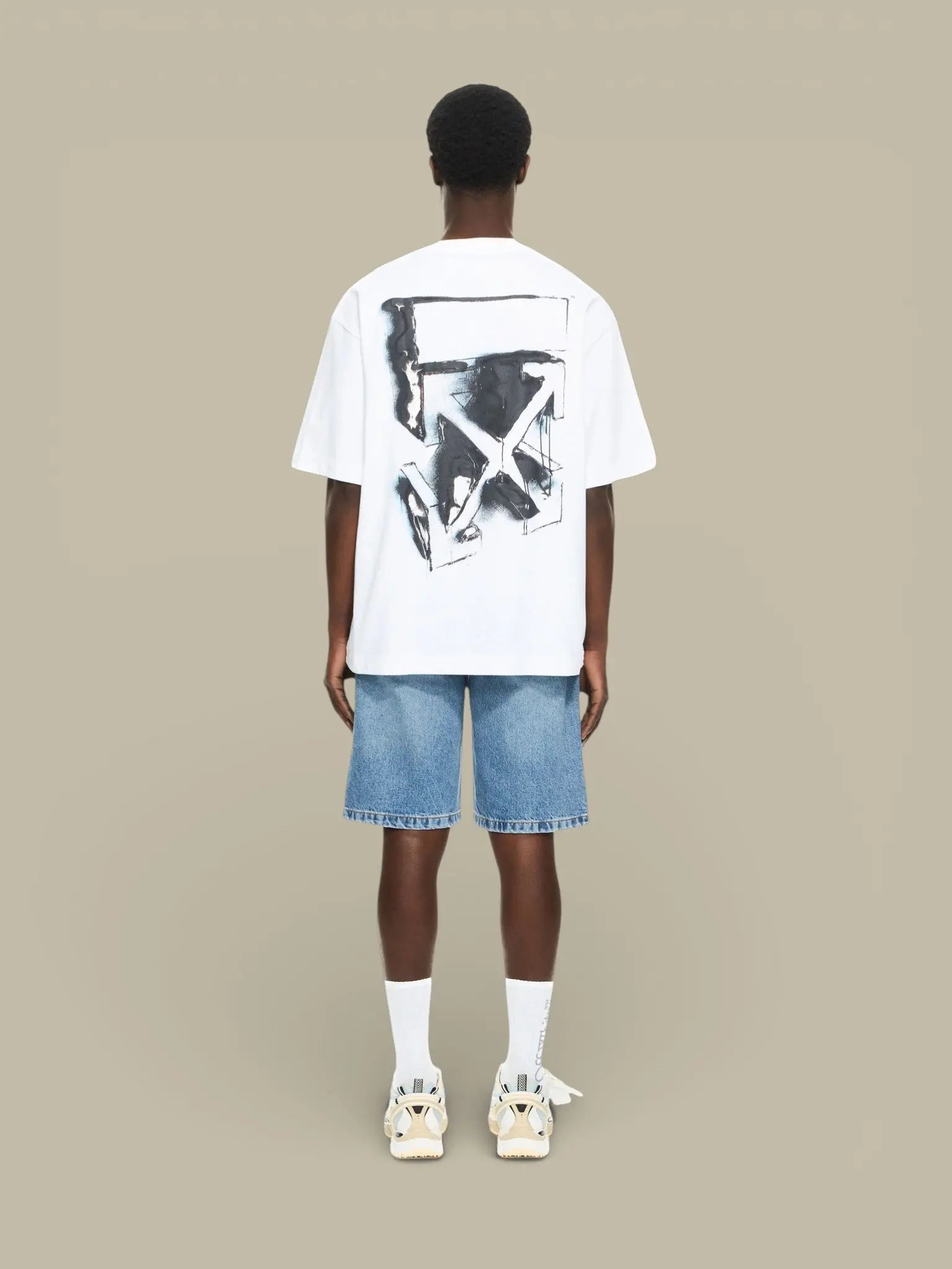 T-Shirt Off - White Blanc - 3D Arrow Spray - t-shirt