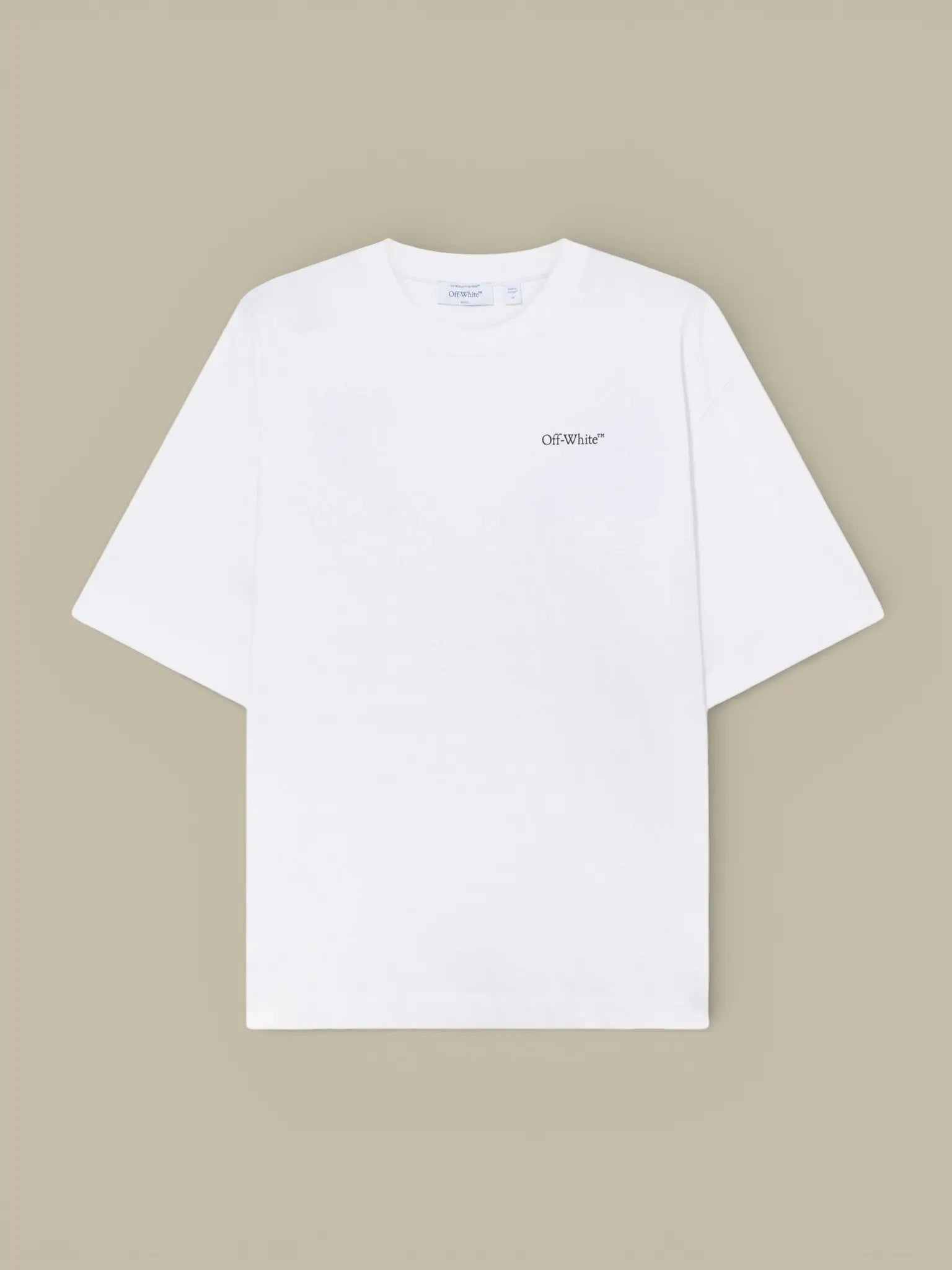 T-Shirt Off - White Blanc - Half Arrows - t-shirt