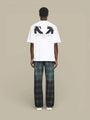 T-Shirt Off - White Blanc - Half Arrows - t-shirt
