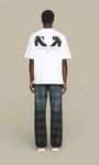 T-Shirt Off - White Blanc - Half Arrows - t-shirt