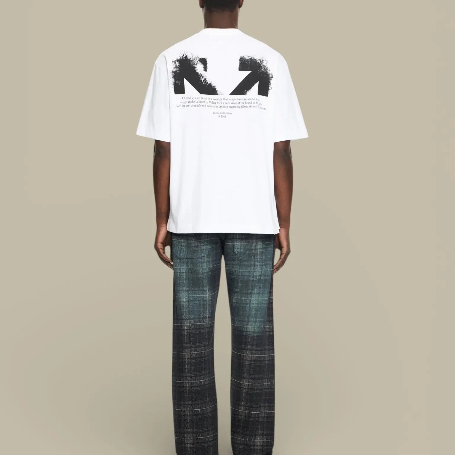 T-Shirt Off - White Blanc - Half Arrows - t-shirt