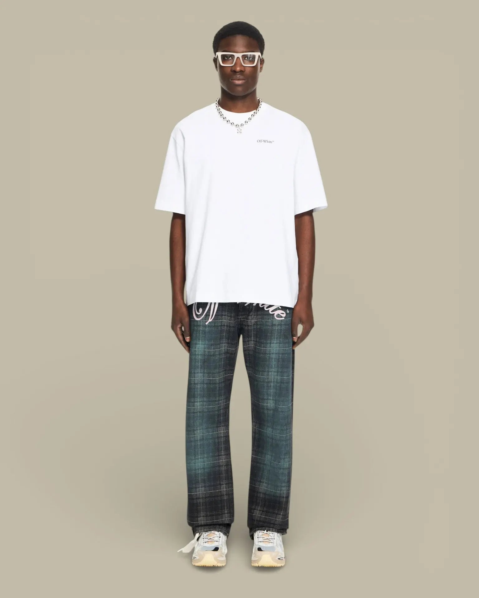 T-Shirt Off - White Blanc - Half Arrows - t-shirt