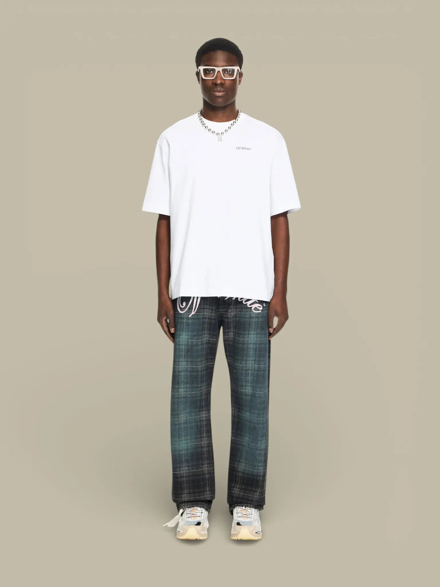 T-Shirt Off - White Blanc - Half Arrows - t-shirt