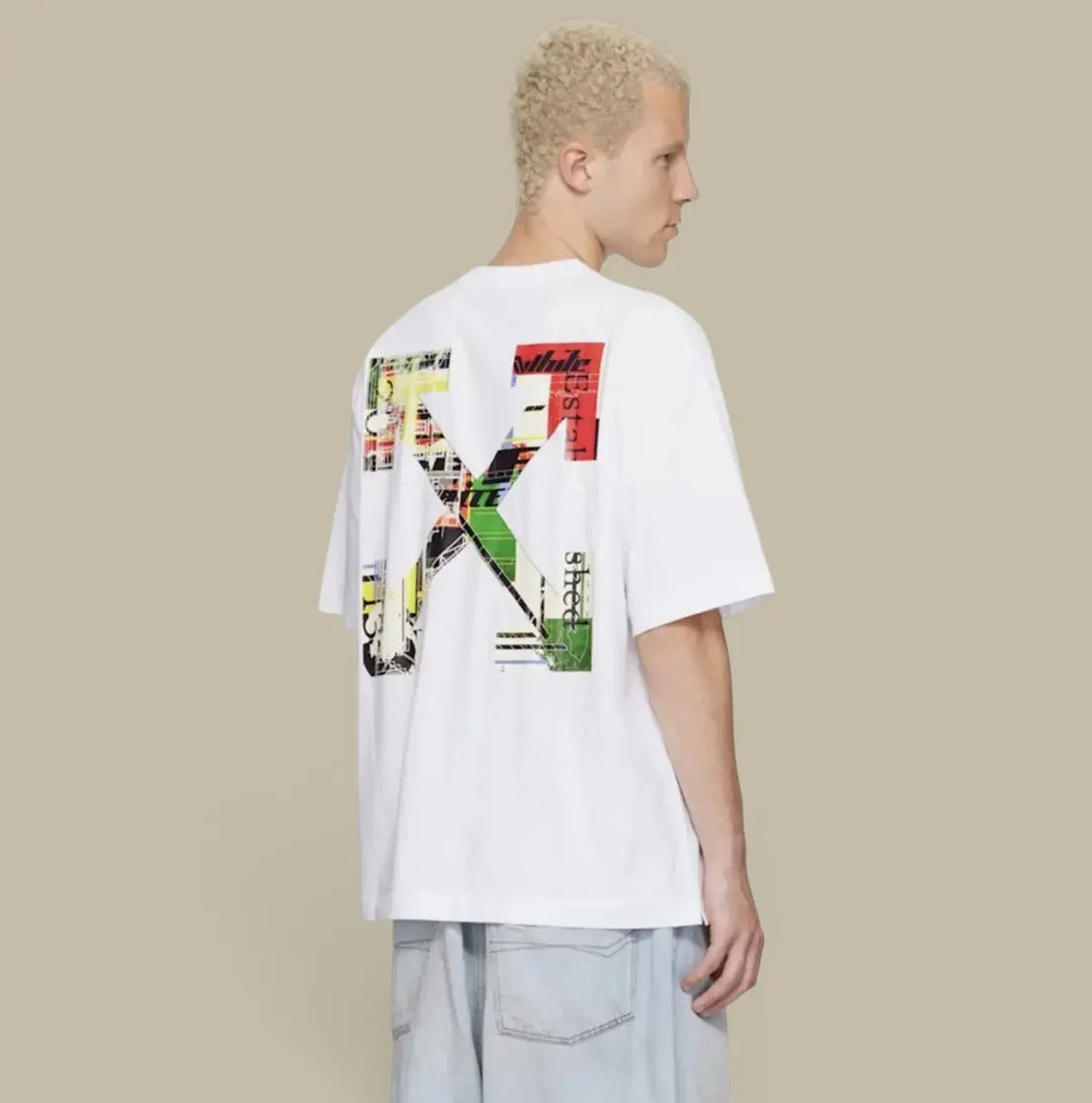 T-shirt Off-White Blanc - Indiustrial Arrow Off-White