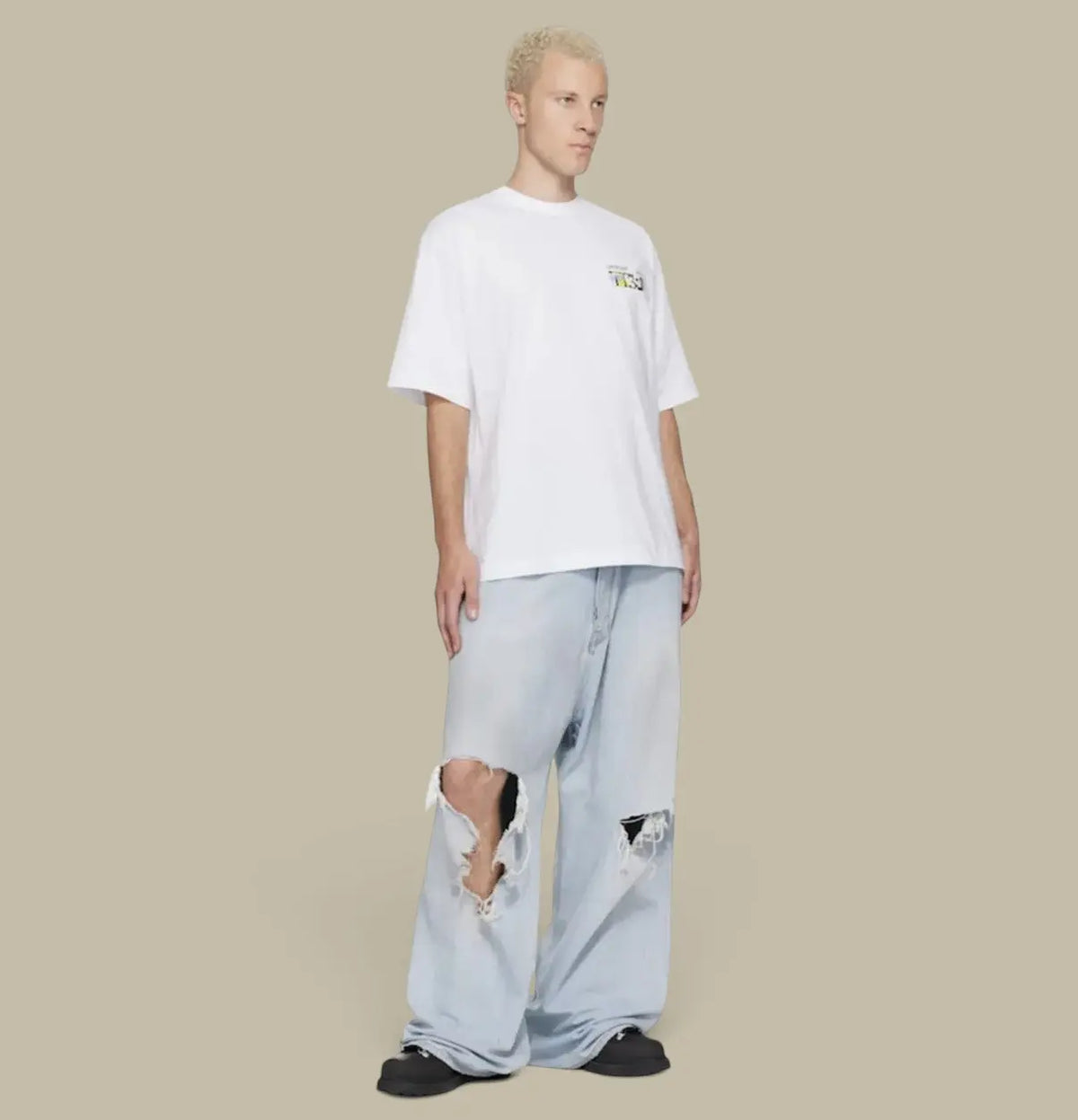 T-shirt Off-White Blanc - Indiustrial Arrow Off-White