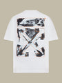 T-Shirt Off - White Blanc - Rubbed Paint Arrows - t-shirt