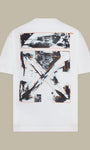 T-Shirt Off - White Blanc - Rubbed Paint Arrows - t-shirt