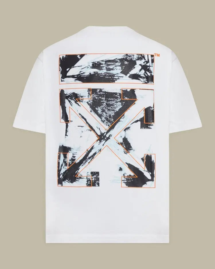 T-Shirt Off - White Blanc - Rubbed Paint Arrows - t-shirt